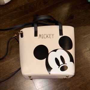 Mickey Mouse Cream and Black Tote Bag